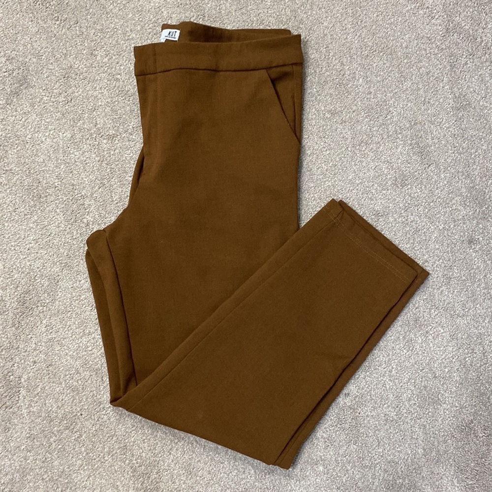 KUT From The Kloth Brown Ankle Trousers Size 14